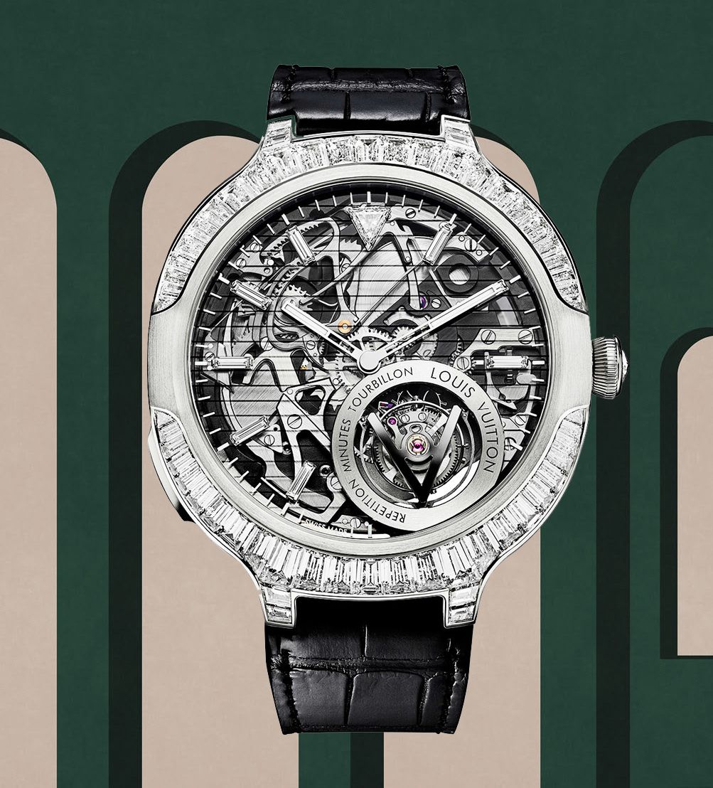 Louis vuitton voyager hot sale minute repeater flying tourbillon