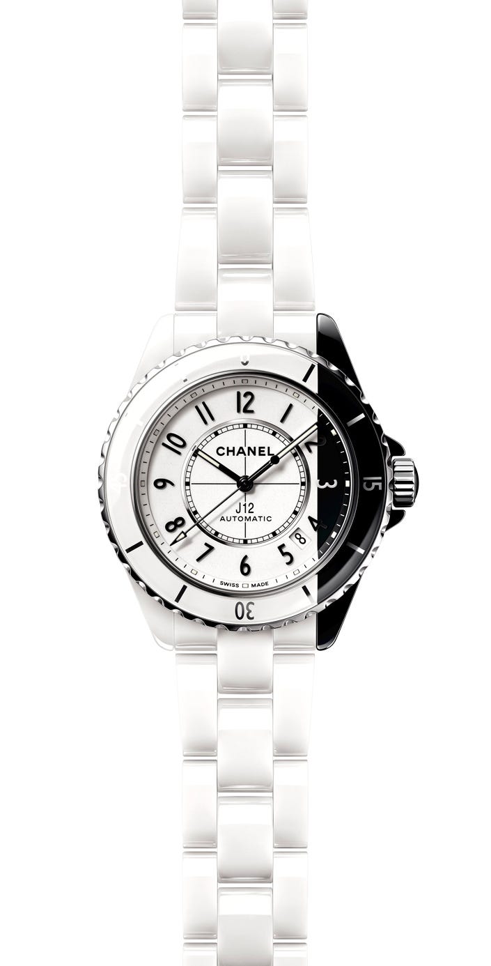 New Chanel J12 Ceramic Watch Now Comes In Black And White