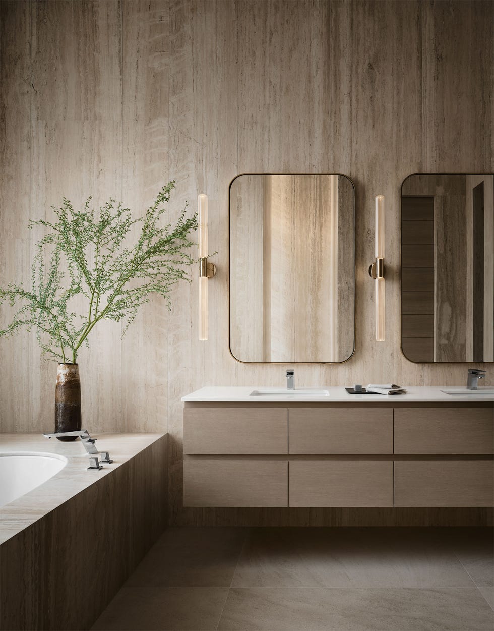serene bathroom designed by Nicole Hollis serene bathroom designed by nicole hollis