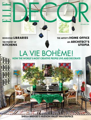 cover of september 2020 elle decor