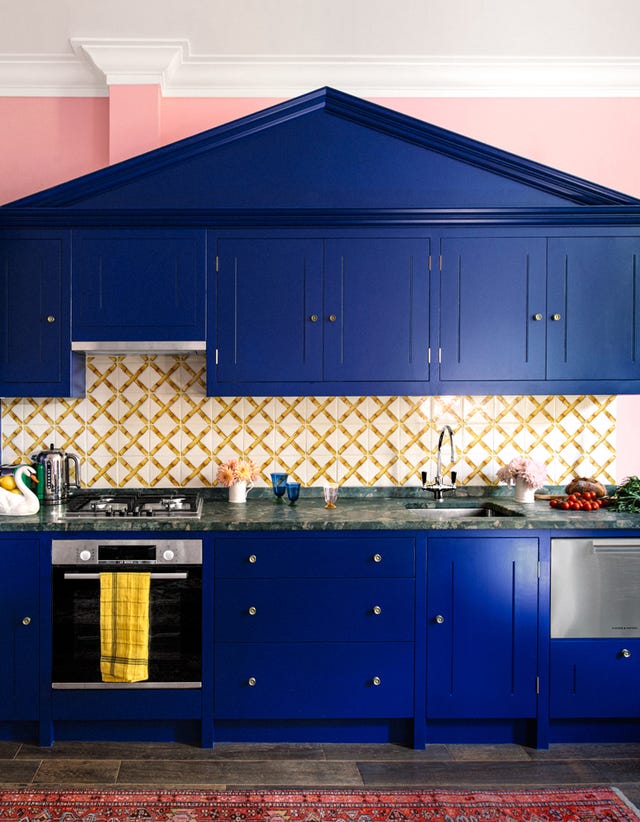 Luke Edward Hall & Duncan Campbell's New Cobalt Blue Kitchen