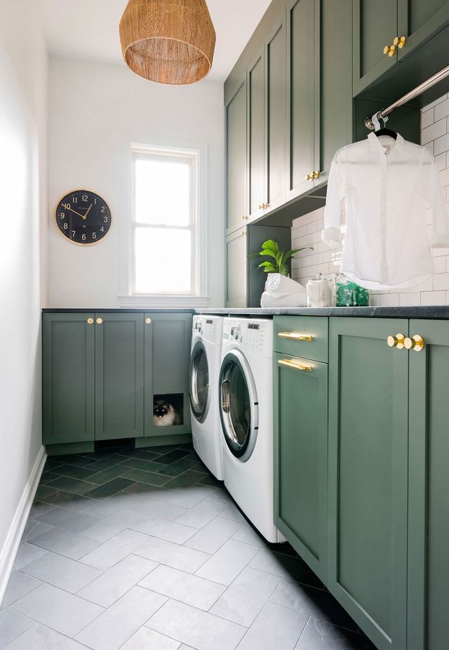 The Laundry Room Gets a Chic Makeover | Laundry Room Design Tips