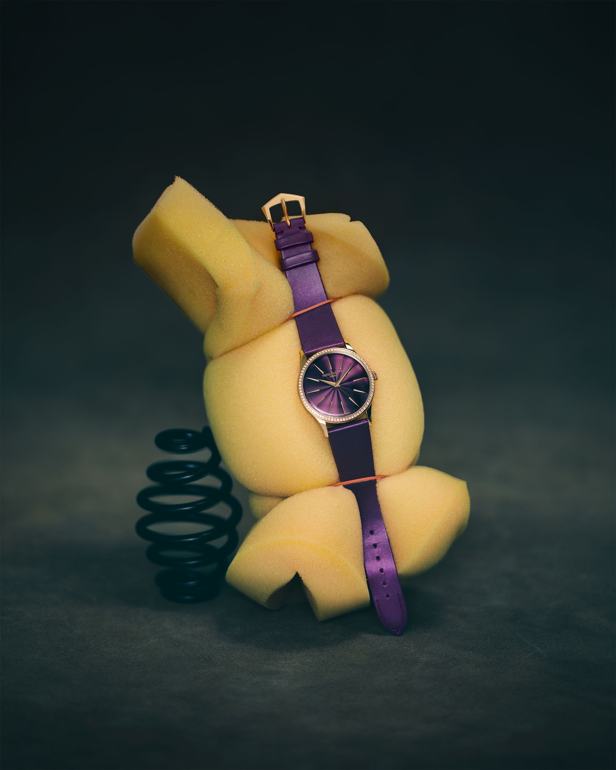 Purple face hot sale watch ladies