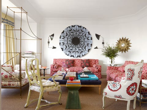 Sala de estar salon del apartamento carolina herrera baezs madrid