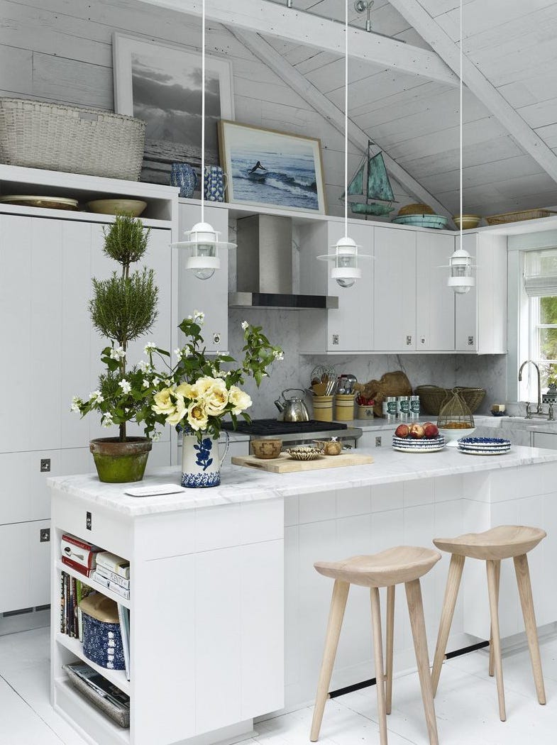 a kitchen with white cabinets and a white counter top a kitchen with white cabinets and a white counter top
