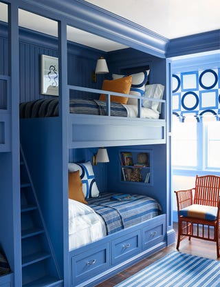 builtin beds  elle decor