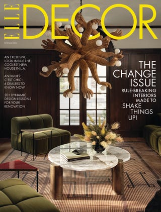 october 2022 cover  elle decor