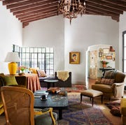 Nickey Kehoe - ELLE DECOR living room