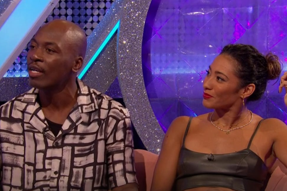 Karen And Eddie Strictly's Eddie Kadi & Karen Hauer react to getting the first 10 of