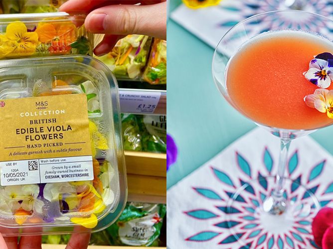 M&S is now selling edible flowers to spruce up your summer