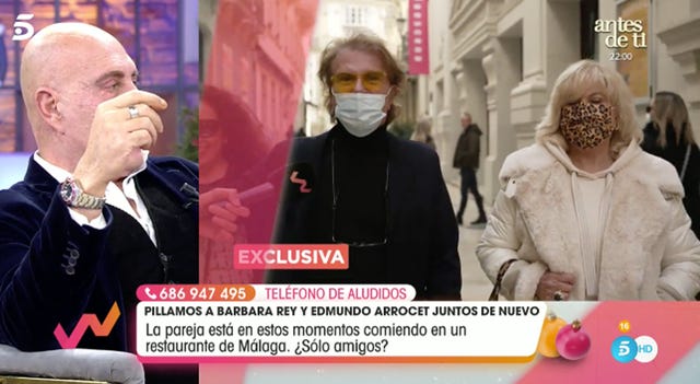 bárbara rey y edmundo arrocet juntos en málaga