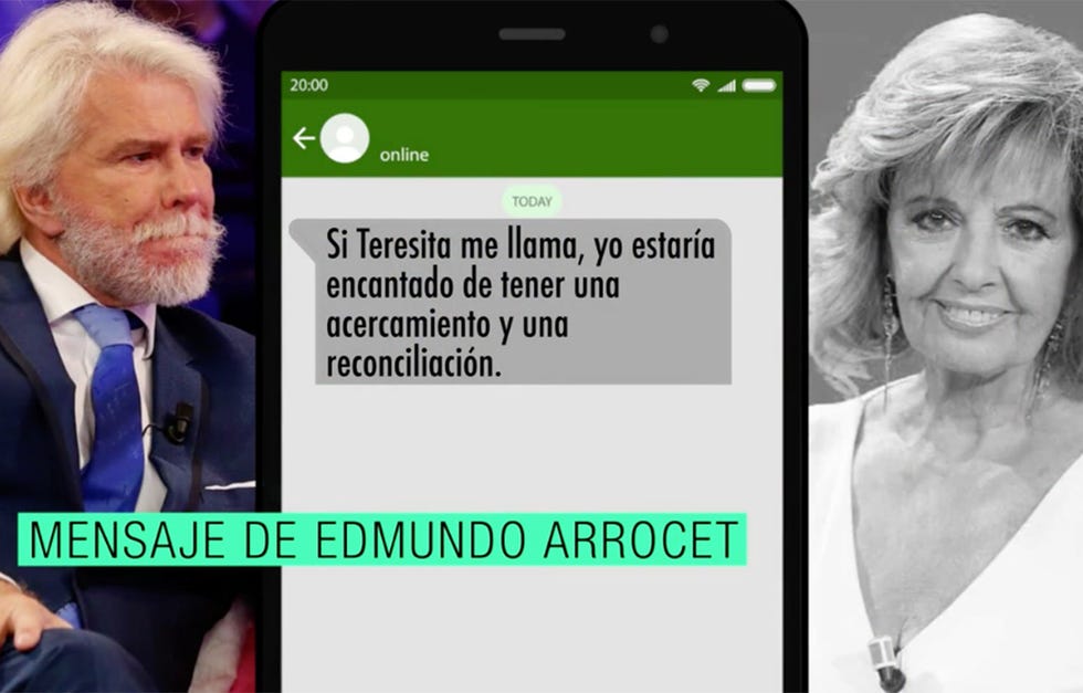 joaquín prat critica la actitud de maría teresa campos y edmundo el presentador 'alucina' con los mensajes cruzados entre la ex pareja