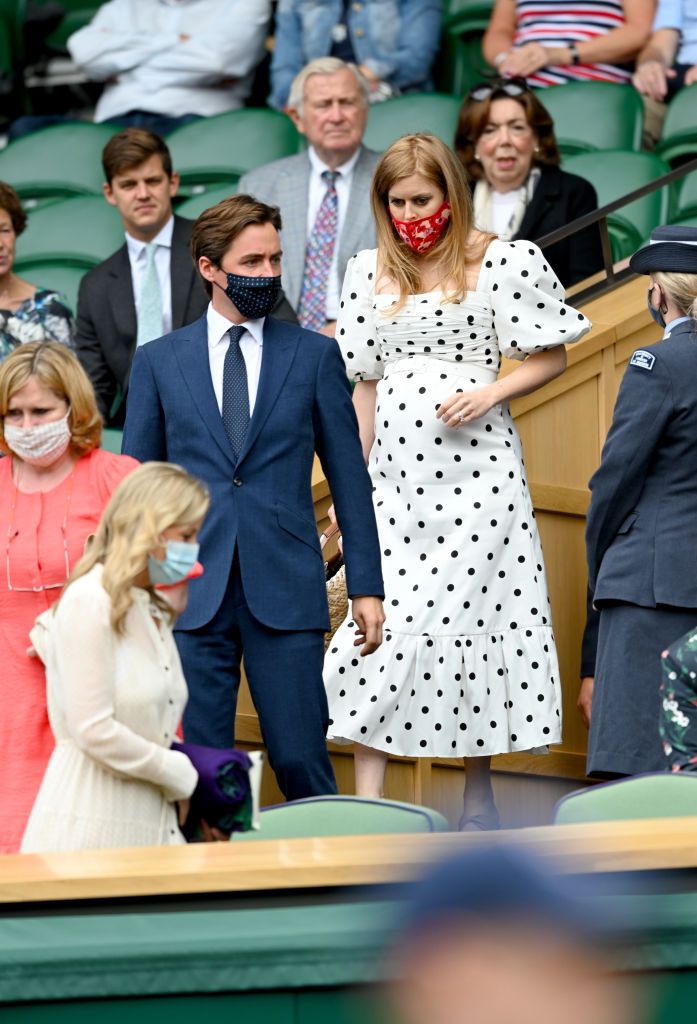 Princess Beatrice stuns in polka dot dress for day out at Wimbledon