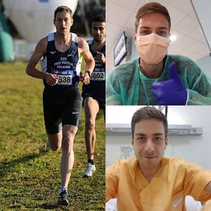 Edoardo Melloni atleta italiano coronavirus