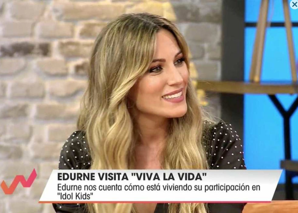 edurne habla sobre 'idol kids' en 'viva la vida'