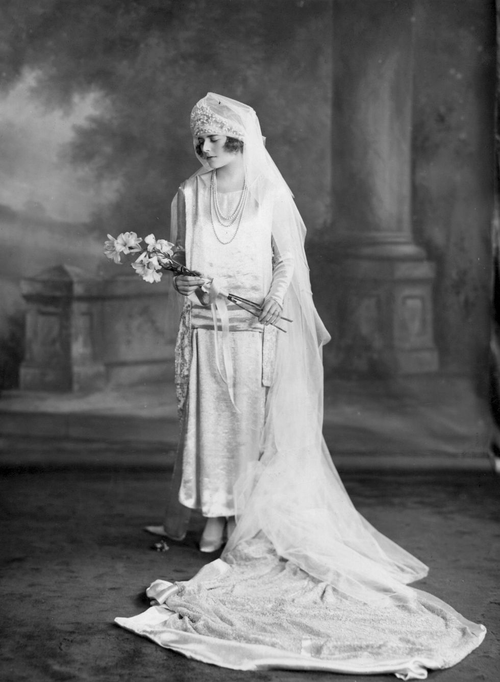 Edwina Mountbatten in Wedding Dress