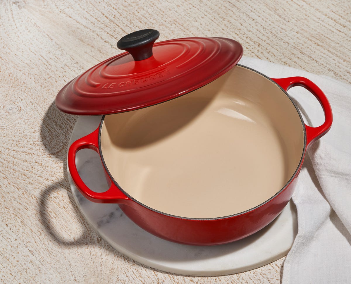 The Le Creuset Cast Iron Sauteuse Oven Is 40 Percent Off on