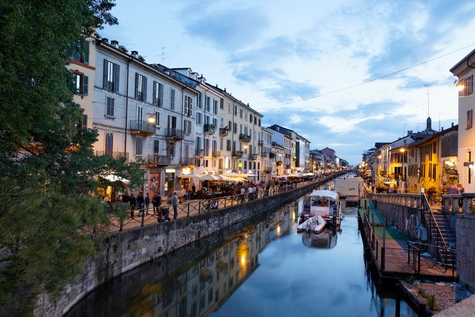 Navigli de leukste buurt van Milaan om een hapje te eten