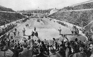 a large crowd of people in a stadium