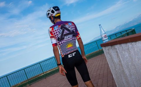 palace and rapha designed ef pro cycling kit for the 2020 giro d'italia
