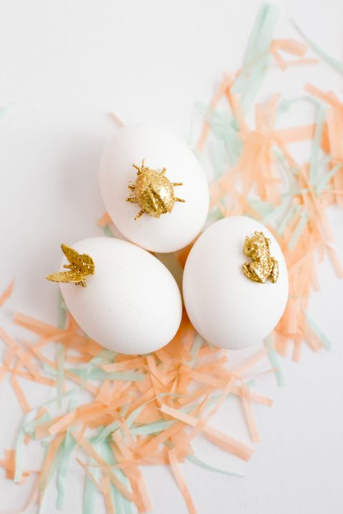 Gold Animal Easter Eggs