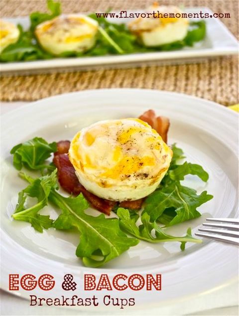 egg and bacon breakfast cups 