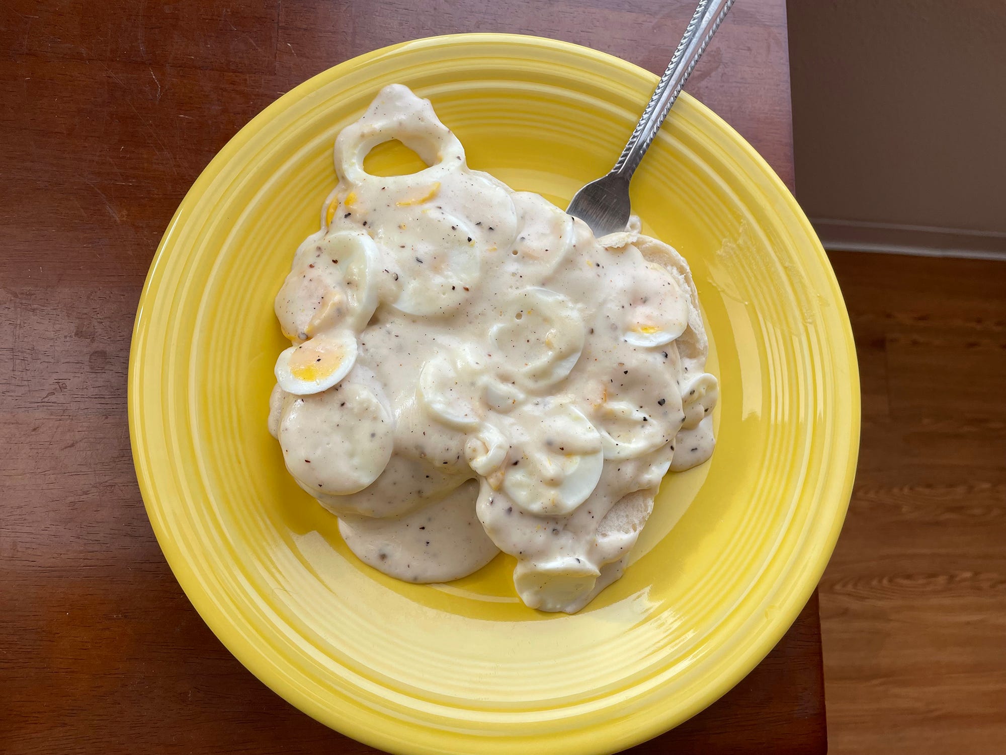 My Family Puts Hard Boiled Eggs In Our Gravy—Just Us?