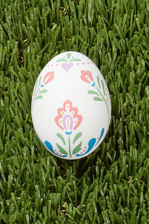 egg painting swedish folk art