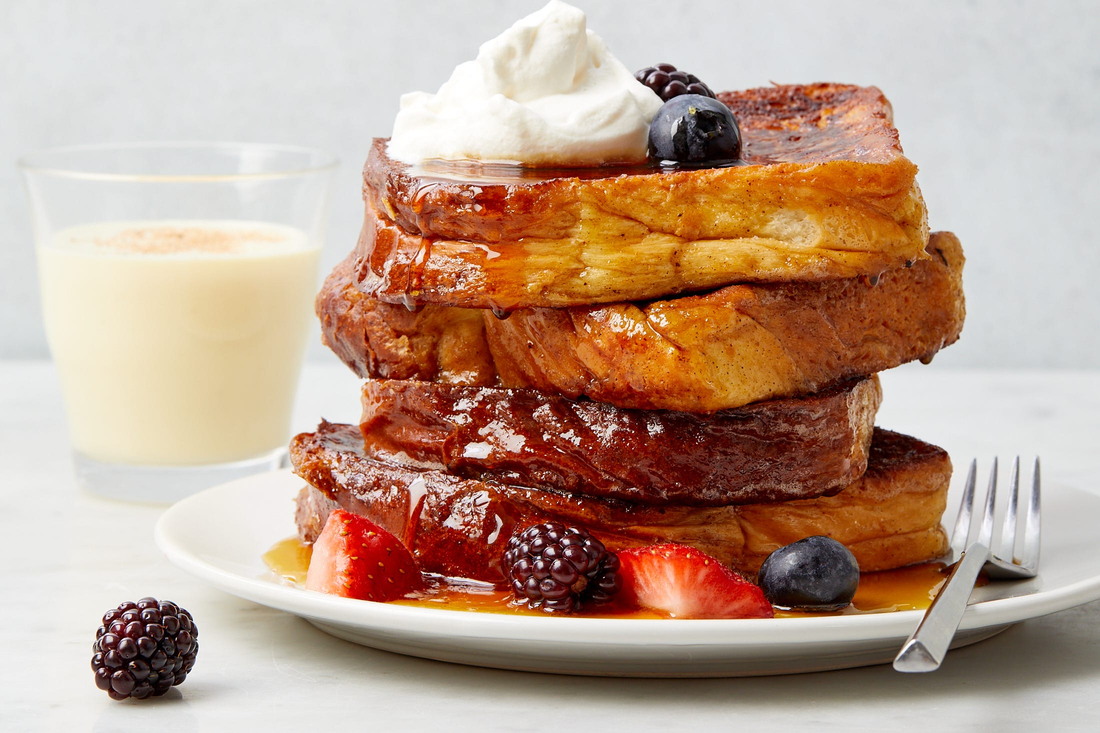 This Decadent French Toast Is The Perfect Use For Any Leftover Holiday Eggnog