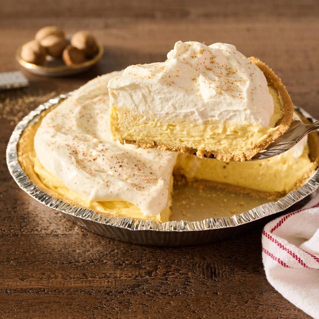 No-Bake Eggnog Pie Recipe - How to Make No-Bake Eggnog Pie