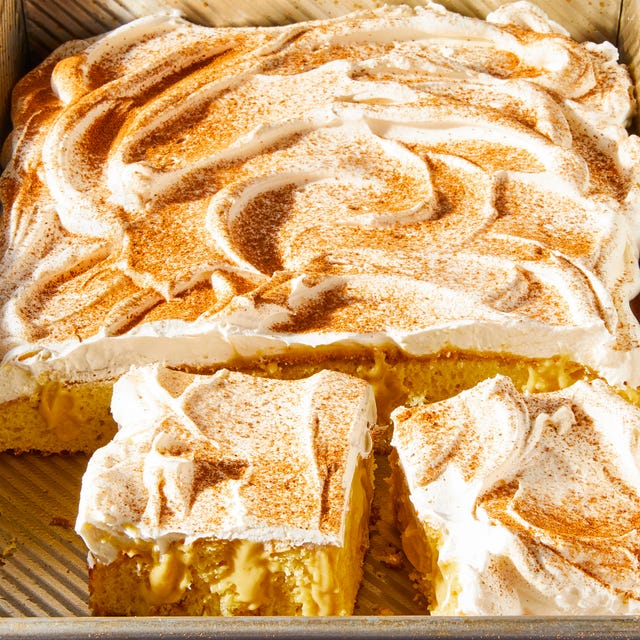 Eggnog Poke Cake eggnog poke cake