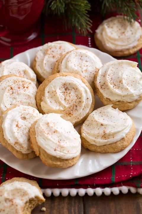 eggnog cookies with frosting