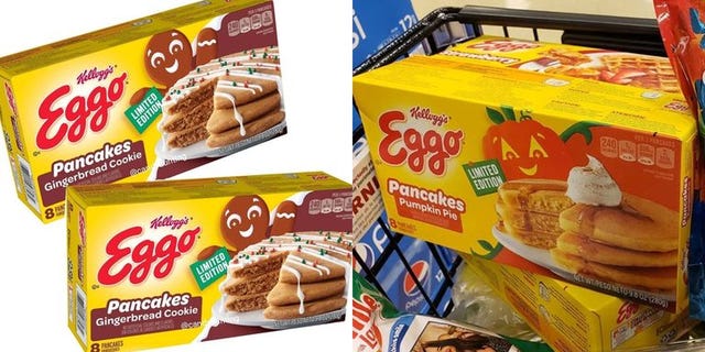 eggo gingerbread pumpkin pie pancakes
