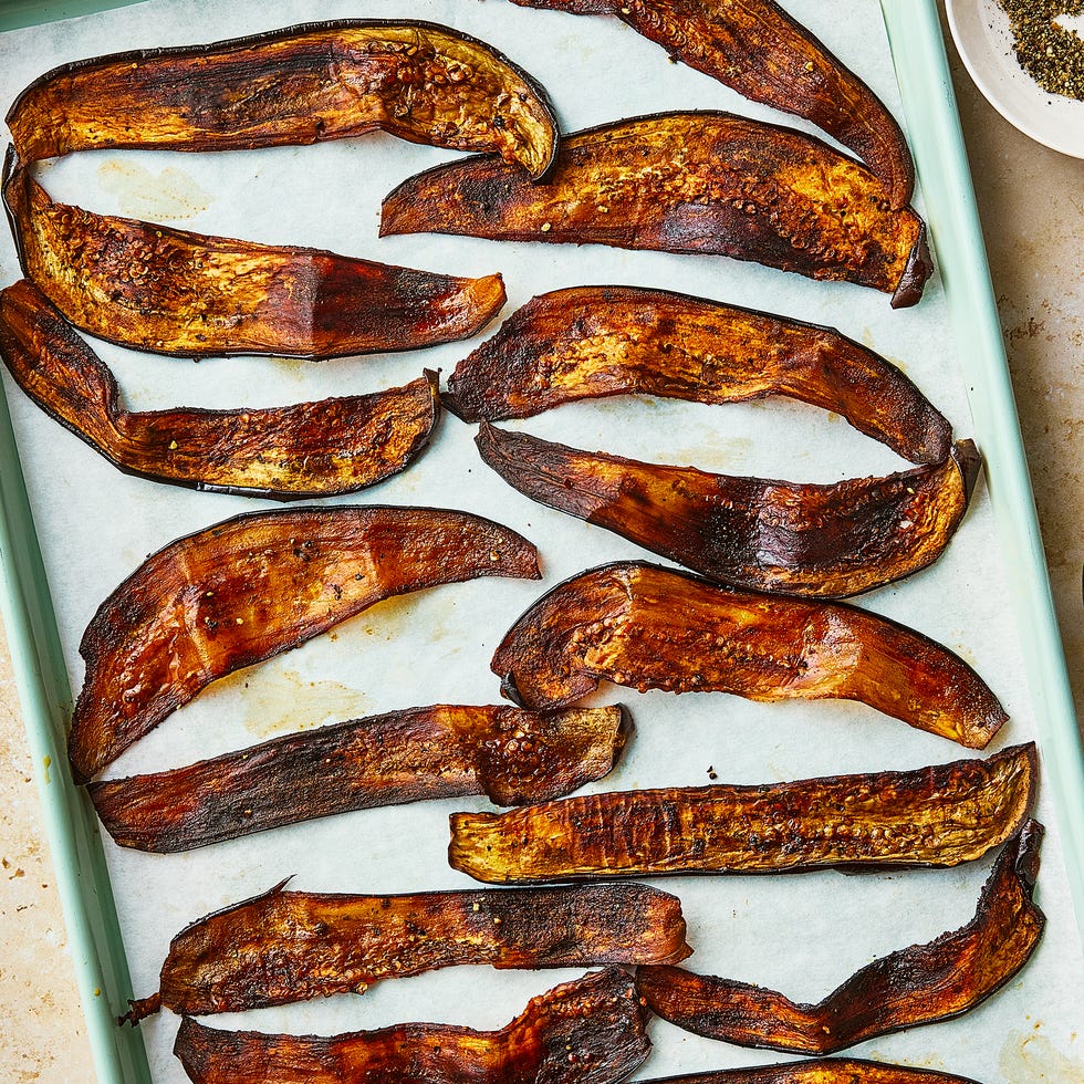 eggplant bacon on a vegetarian blt