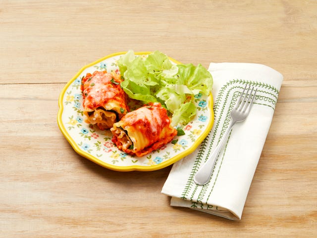 Pasta-Less Eggplant Lasagna Roll Ups, Recipe