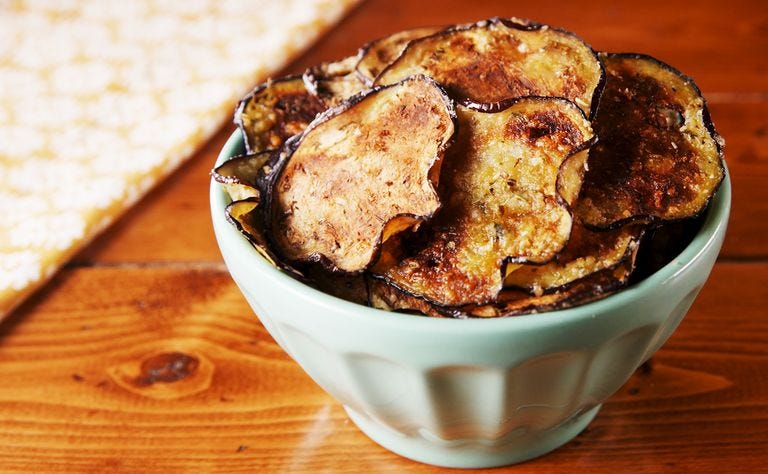 eggplant recipes   eggplant parm chips