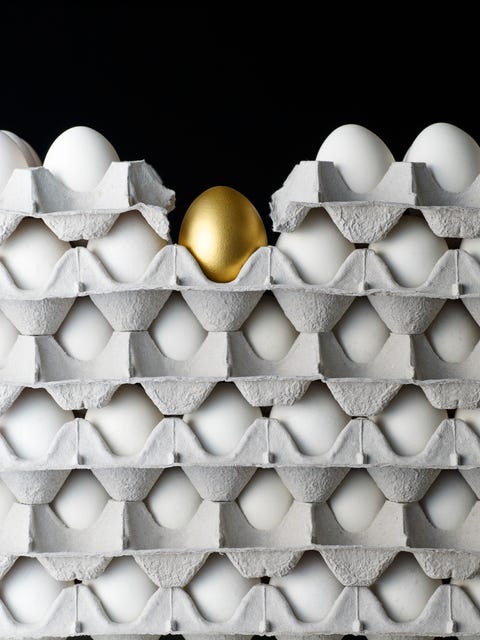 eggs in a row