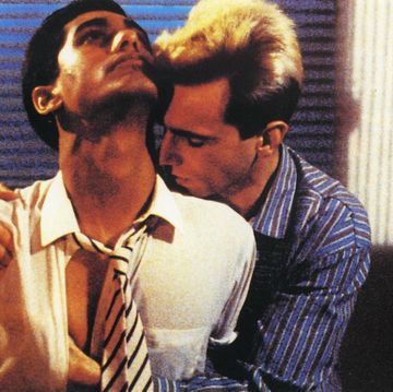 egrn8h my beautiful laundrette 1985 working title film with gordon warnecke at left and daniel day lewis image shot 1985 exact date unknown