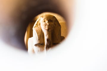 egyptian pharaoh statue, saqqara