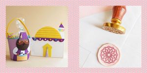 eid gifts  eid gift baskets for kids and geometric wax seal stamp