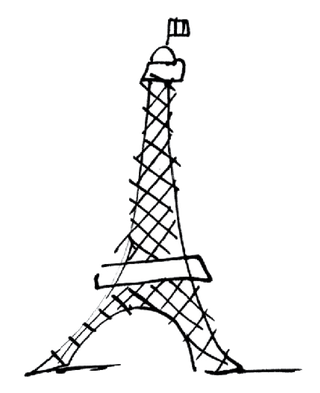 White, Line art, Line, Tower, Coloring book, Black-and-white, Drawing, Illustration, 