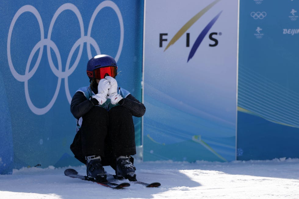 Eileen Gu continues golden run at Winter Olympics but section of home fury  takes shine off success