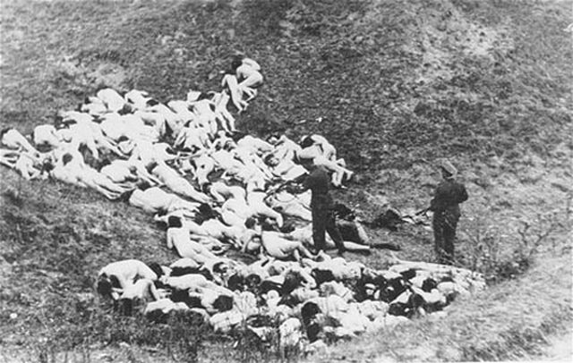 The Holocaust Einsatzgruppe Shooting Photo