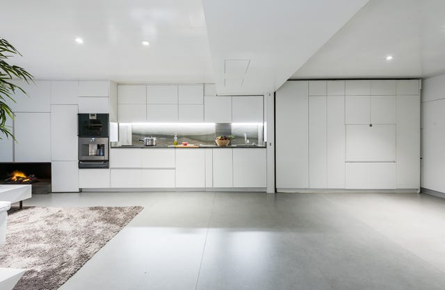 Interior de la casa que se transforma