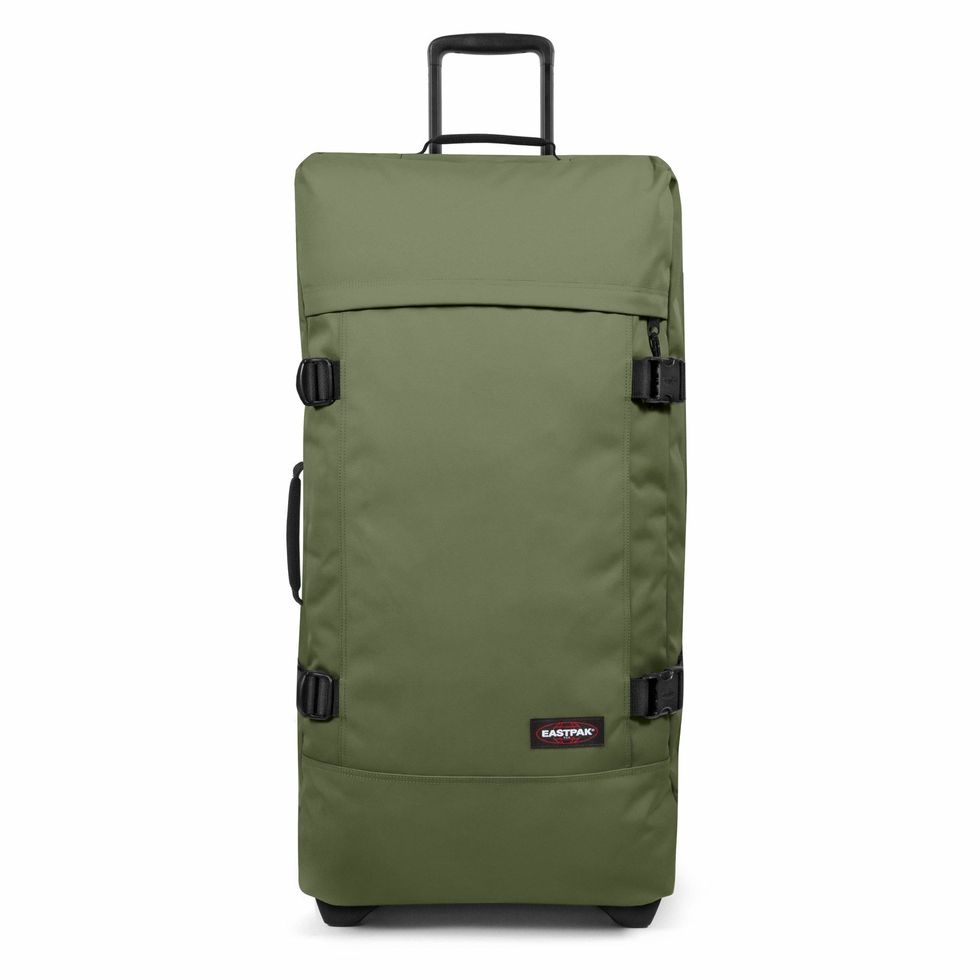 Green, Bag, Hand luggage, Luggage and bags, Backpack, Suitcase, Baggage, 