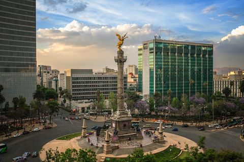 El angel de Independencia, mexican landmark