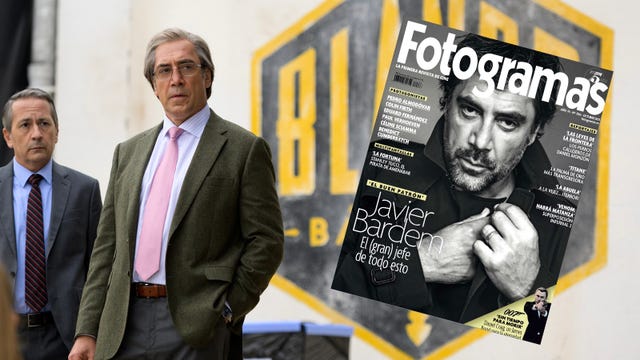 portada de javier bardem en el número de fotogramas de octubre de 2021