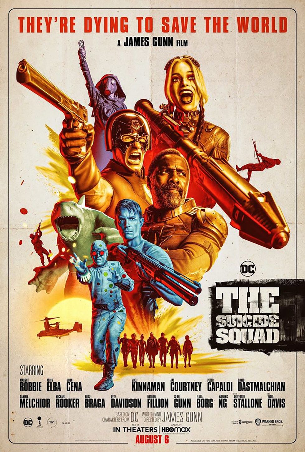 poster el escuadron suicida, the suicide squad, de james gunn