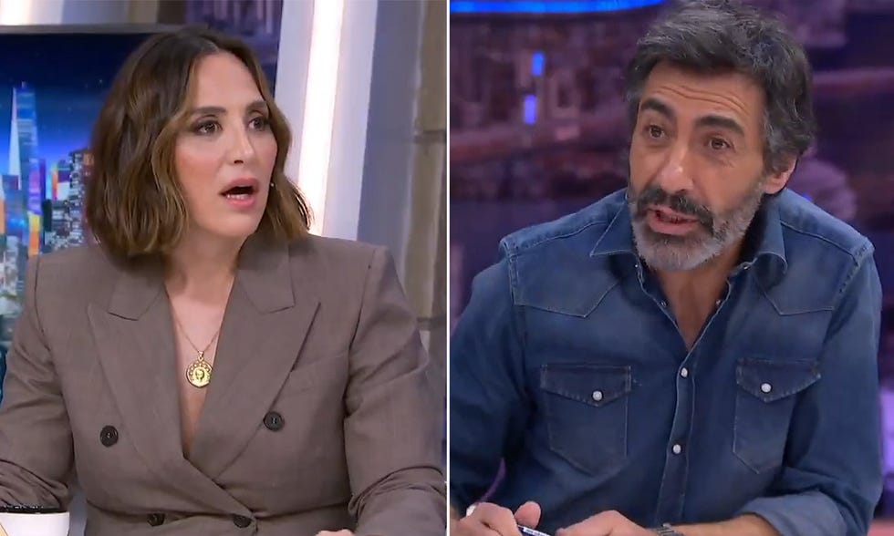 tamara falco y juan del val en 'el hormiguero'