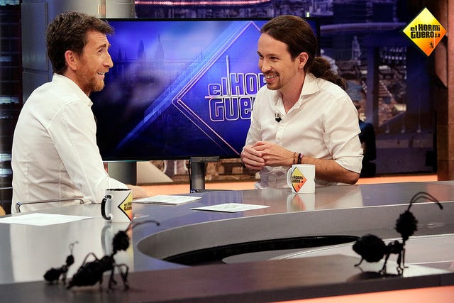 Pablo Iglesias visita 'El hormiguero'